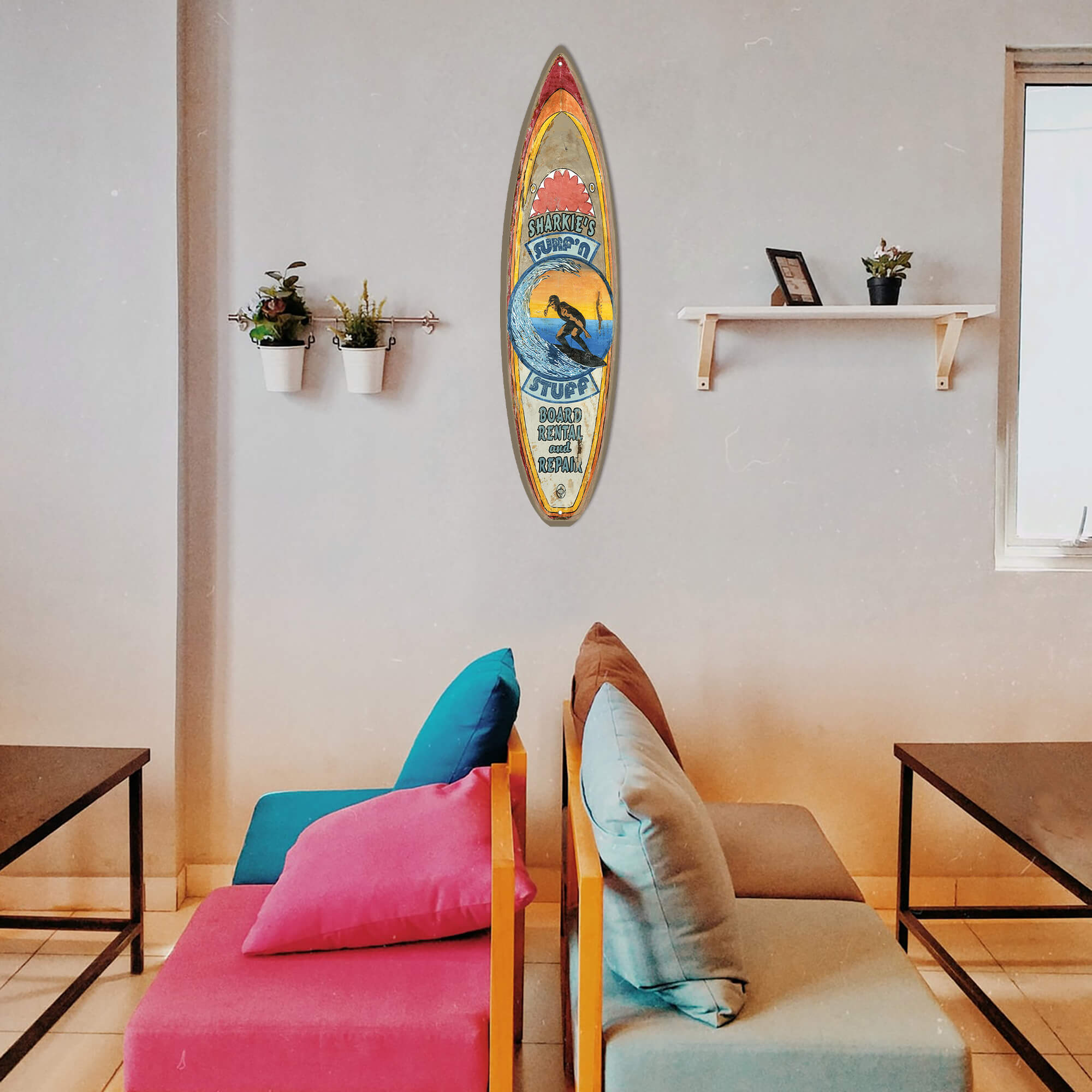 Sharkie's Surf'n Stuff - Surfboard Wall Art