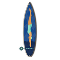 Diving Lady - Surfboard Wall Art