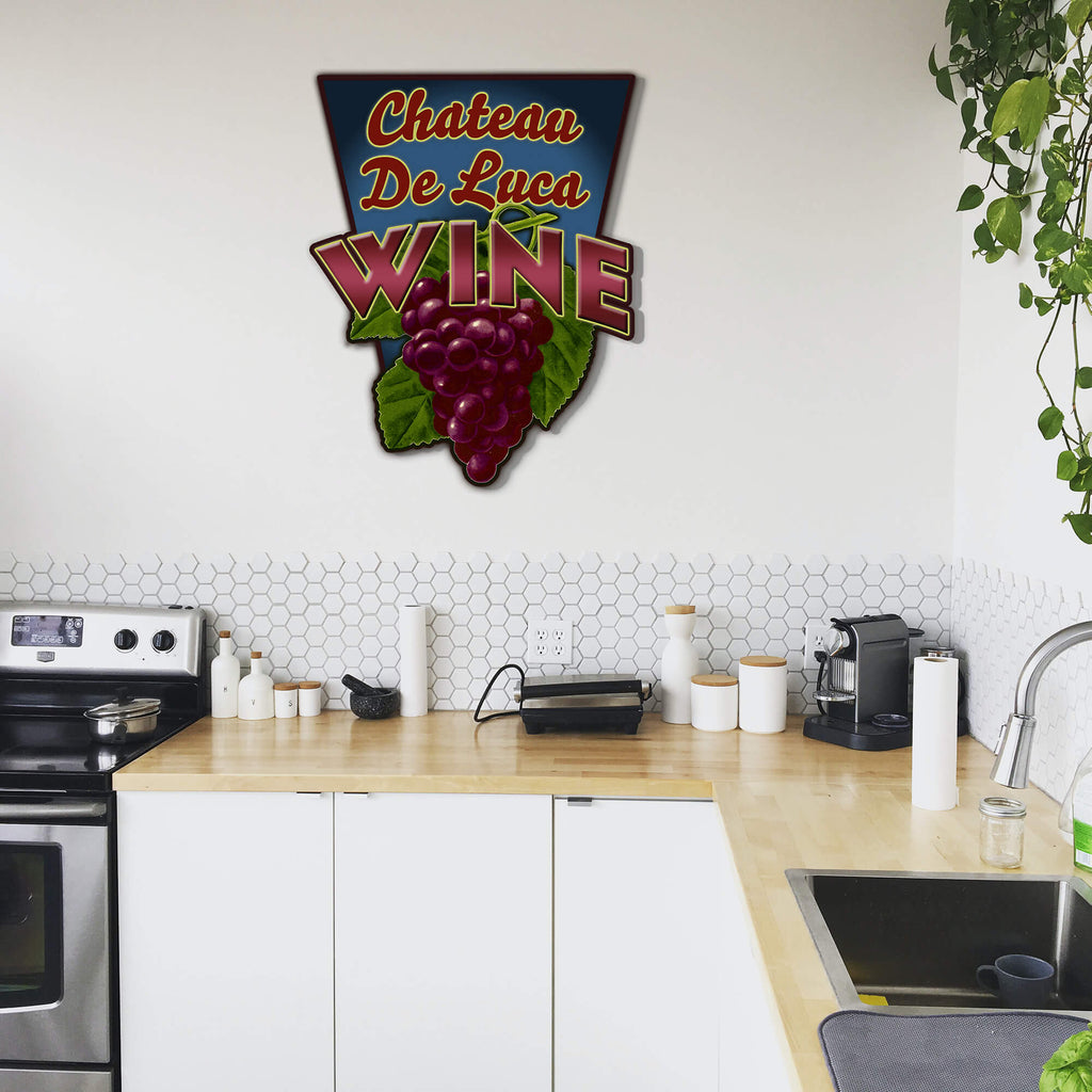 Garden Cutouts: Grapes - Decorative Plaque