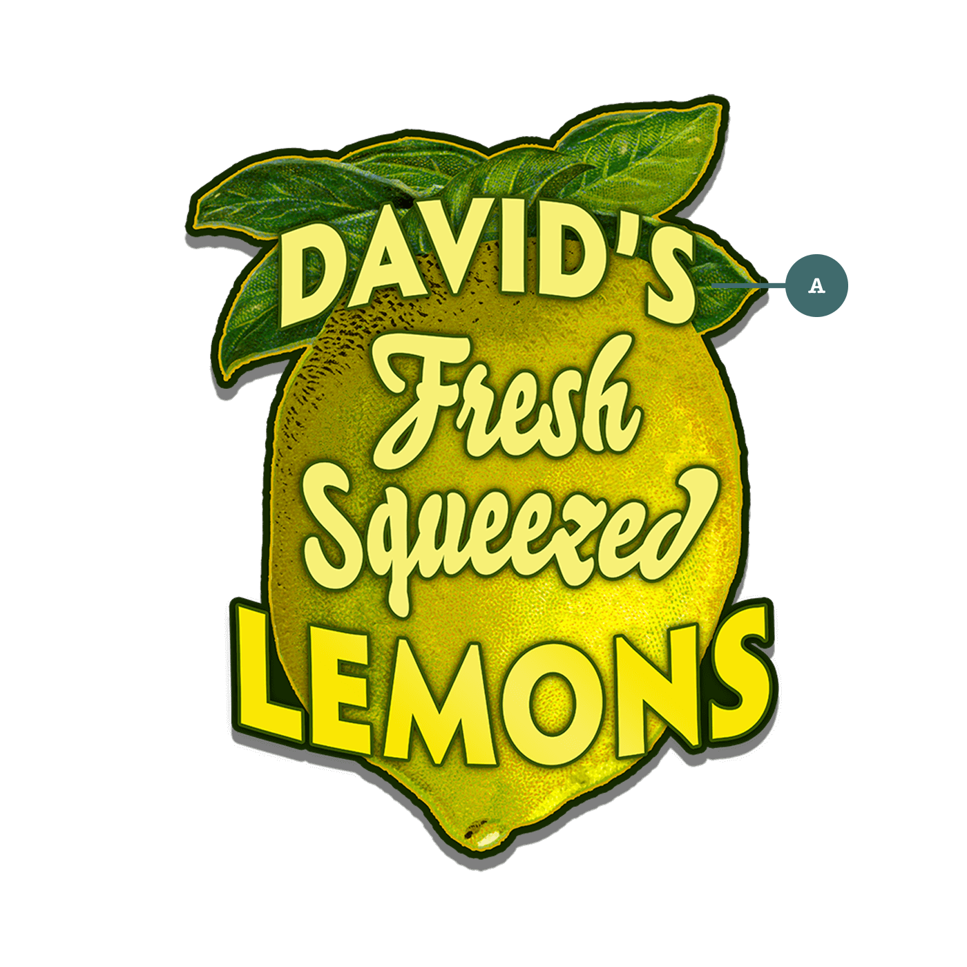 Garden Cutouts: Lemons - Decorative Plaque