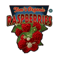 Garden Cutouts: Raspberries - Decorative Plaque