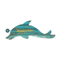 Coastal Corrugated Dolphin Wall Decor