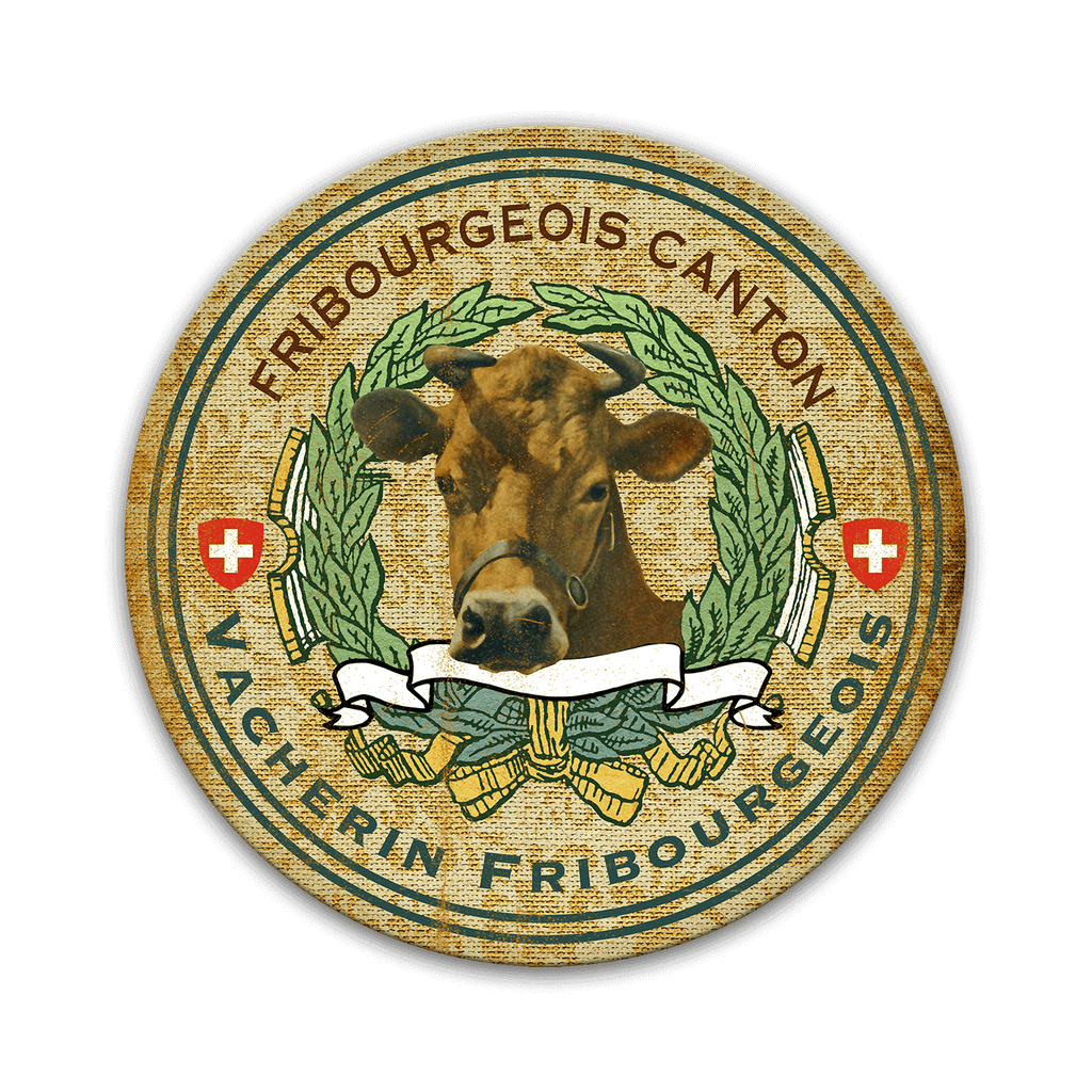 Vacherin Fribourgeois Cheese Label