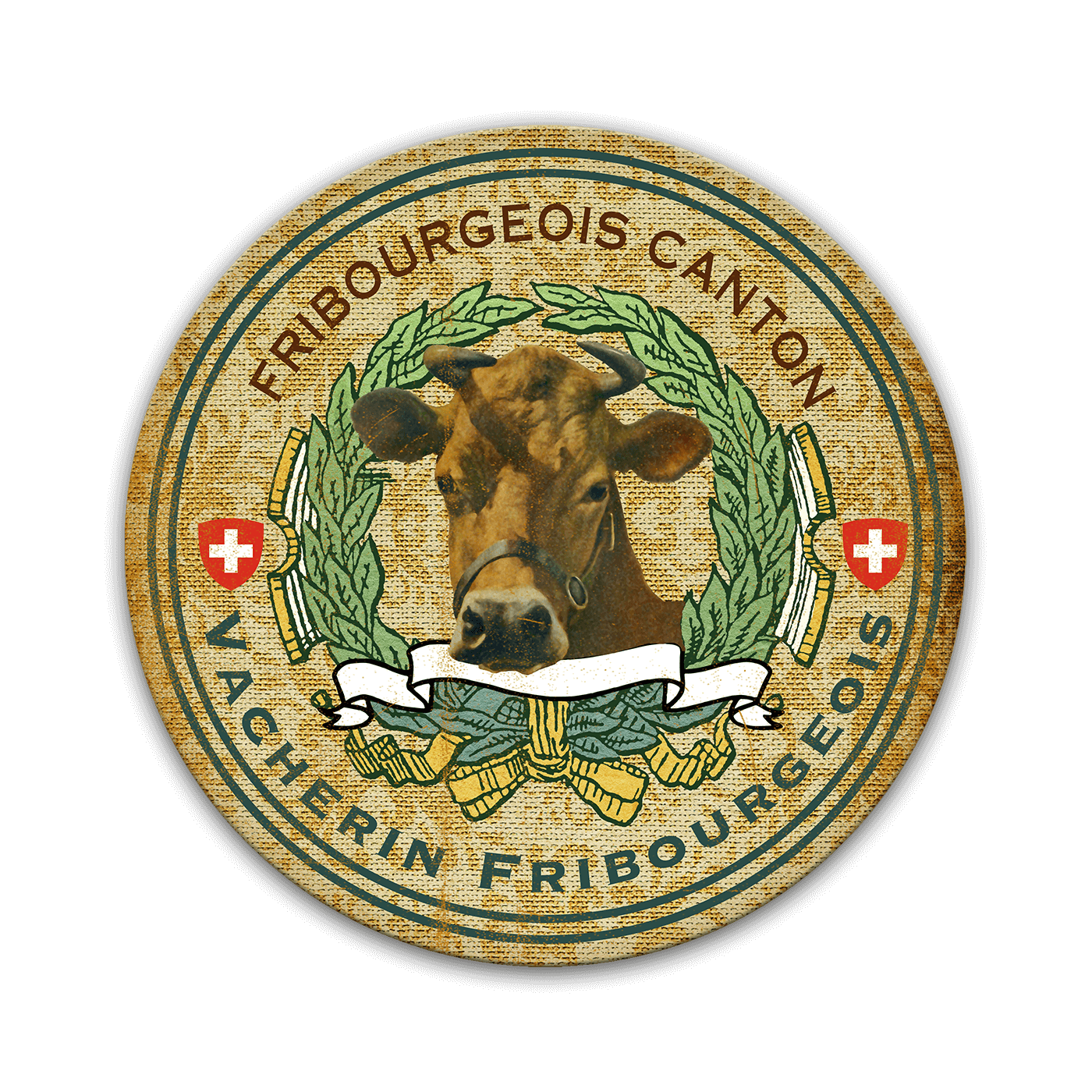 Vacherin Fribourgeois Cheese Label
