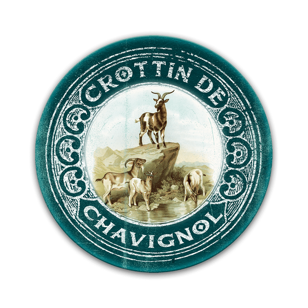 Crottin De Chavignol Cheese Label
