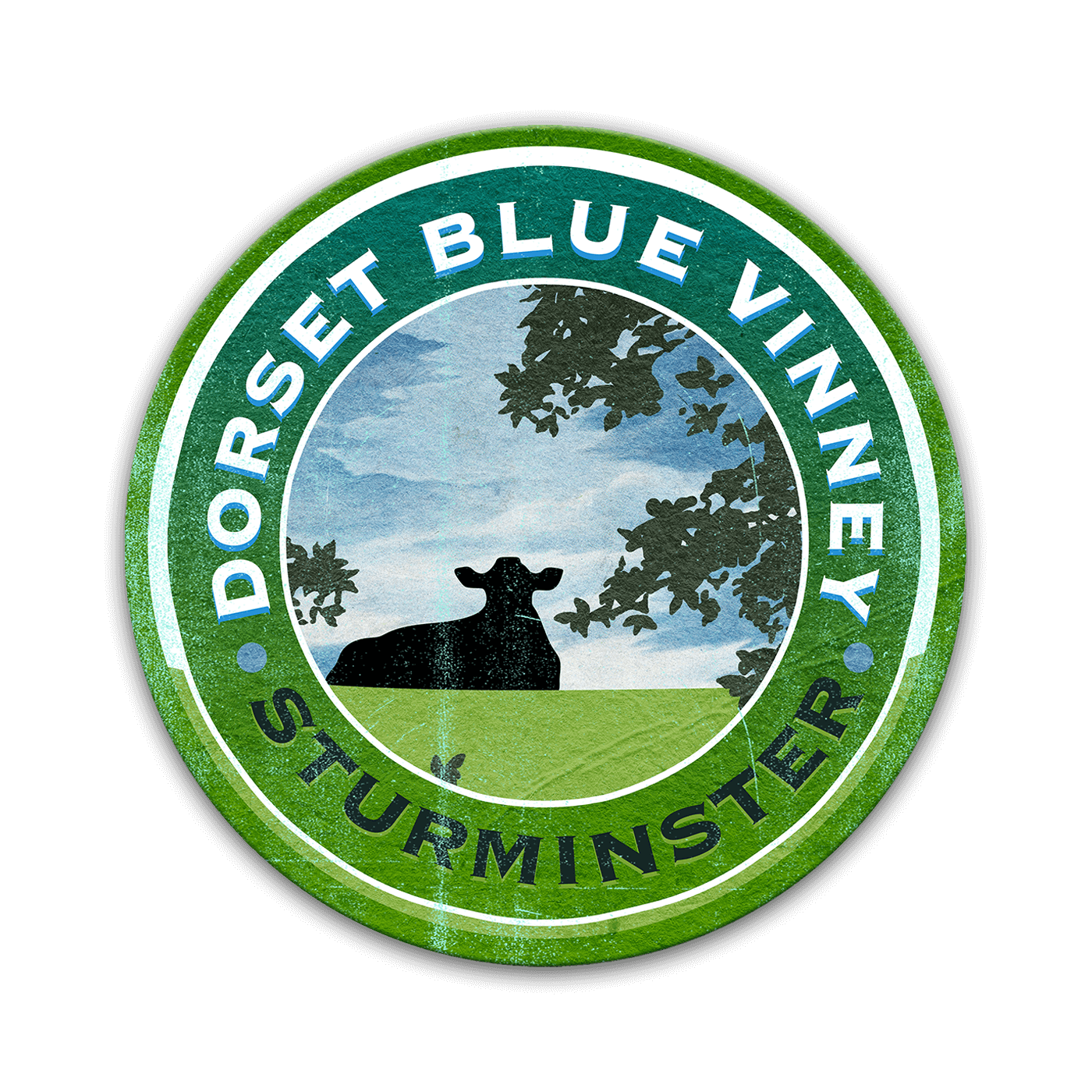 Dorset Blue Vinney Sturminster Cheese Label