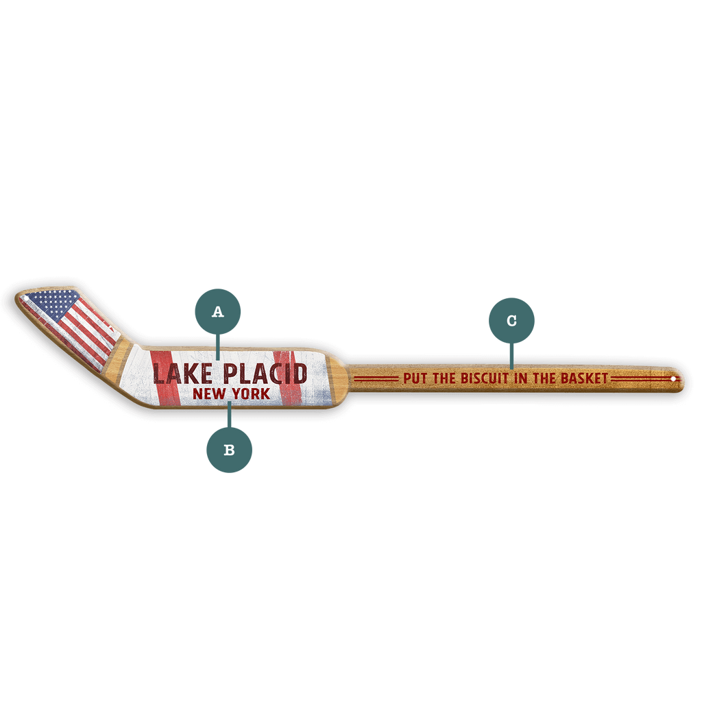 Hockey Stick Cut Up - Wood Wall Decor