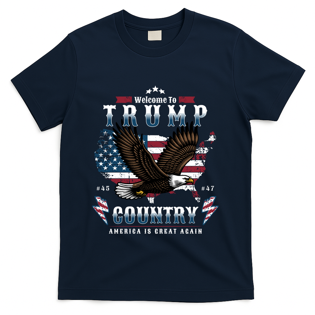 Classic Welcome To Trump Country Maga Eagle T-Shirt