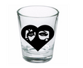 Chucky Tiffany Child's Play Shot Glass Barware Horror Halloween Metaphysical