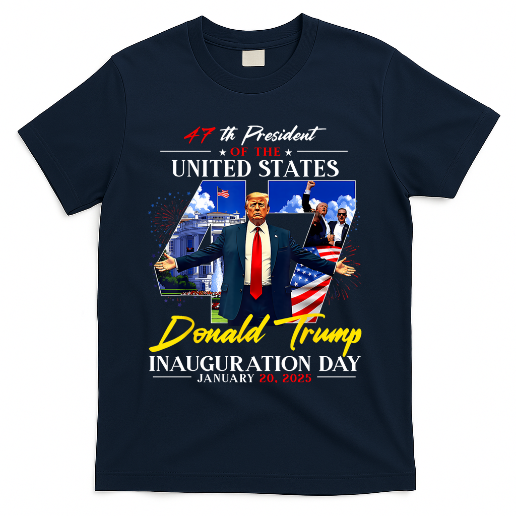 Donald Trump Inauguration Day 2025 47th President T-Shirt