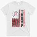 Donald Trump Merchandise 45 47 American Flag T-Shirt