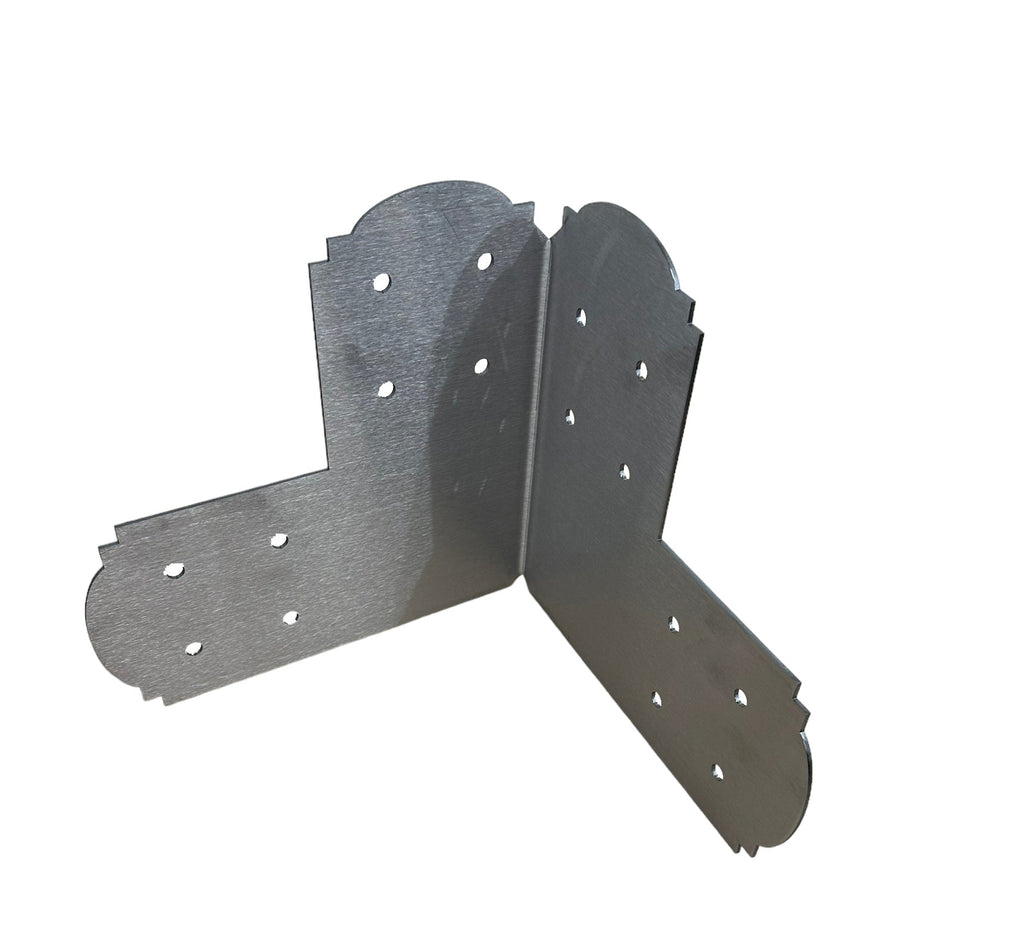Decorative Design Corner Bracket for 8" Post, 8x8 Corner Support Bracket, 8x8 Pergola Bracket, 8 inch Post Bracket, 8x8 Corner Bracket