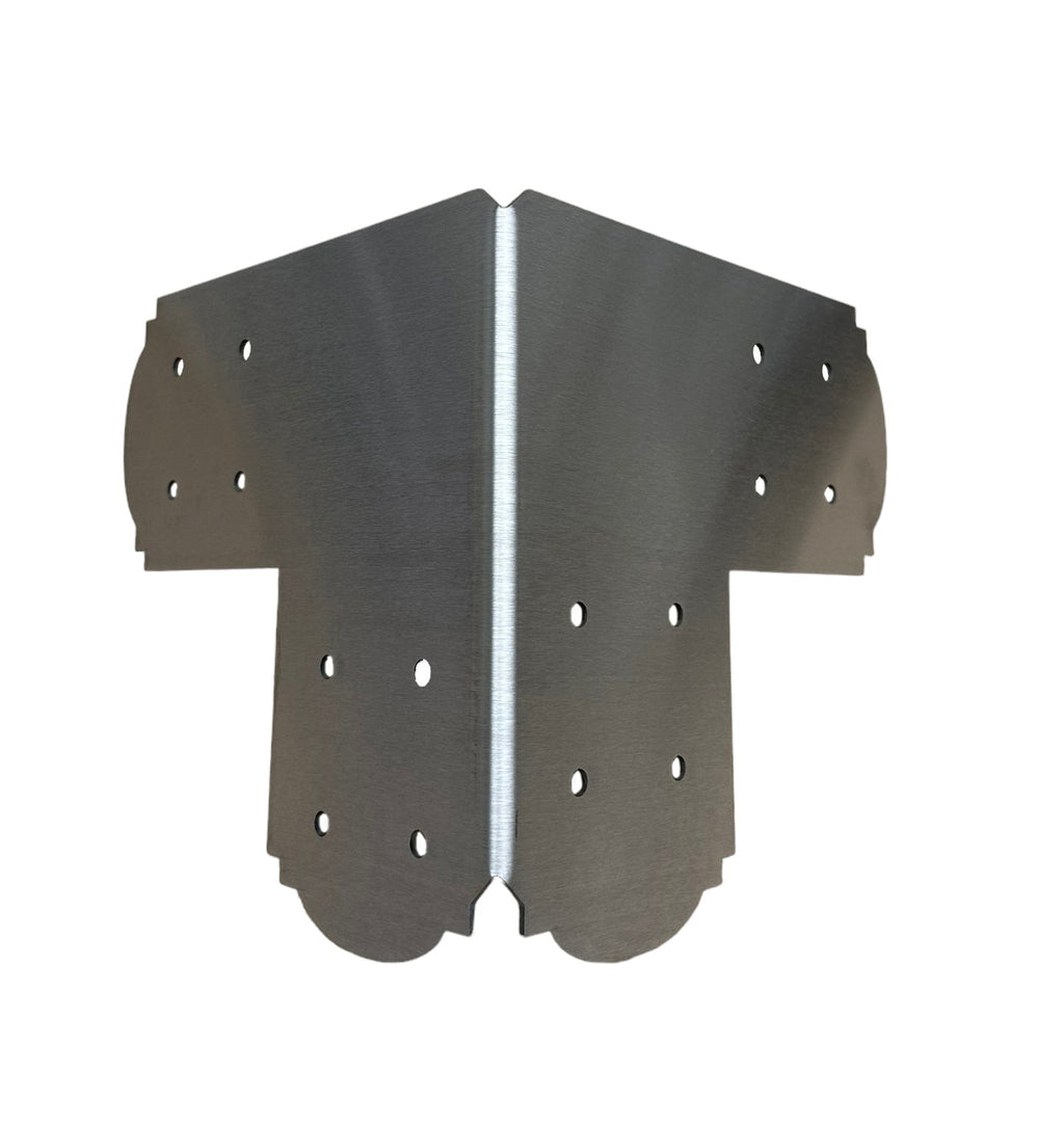 Decorative Design Corner Bracket for 6x6 Post, 6x6 Corner Support Bracket, 6x6 Steel Bracket, 6 inch Post Bracket, 6x6 Corner Bracket