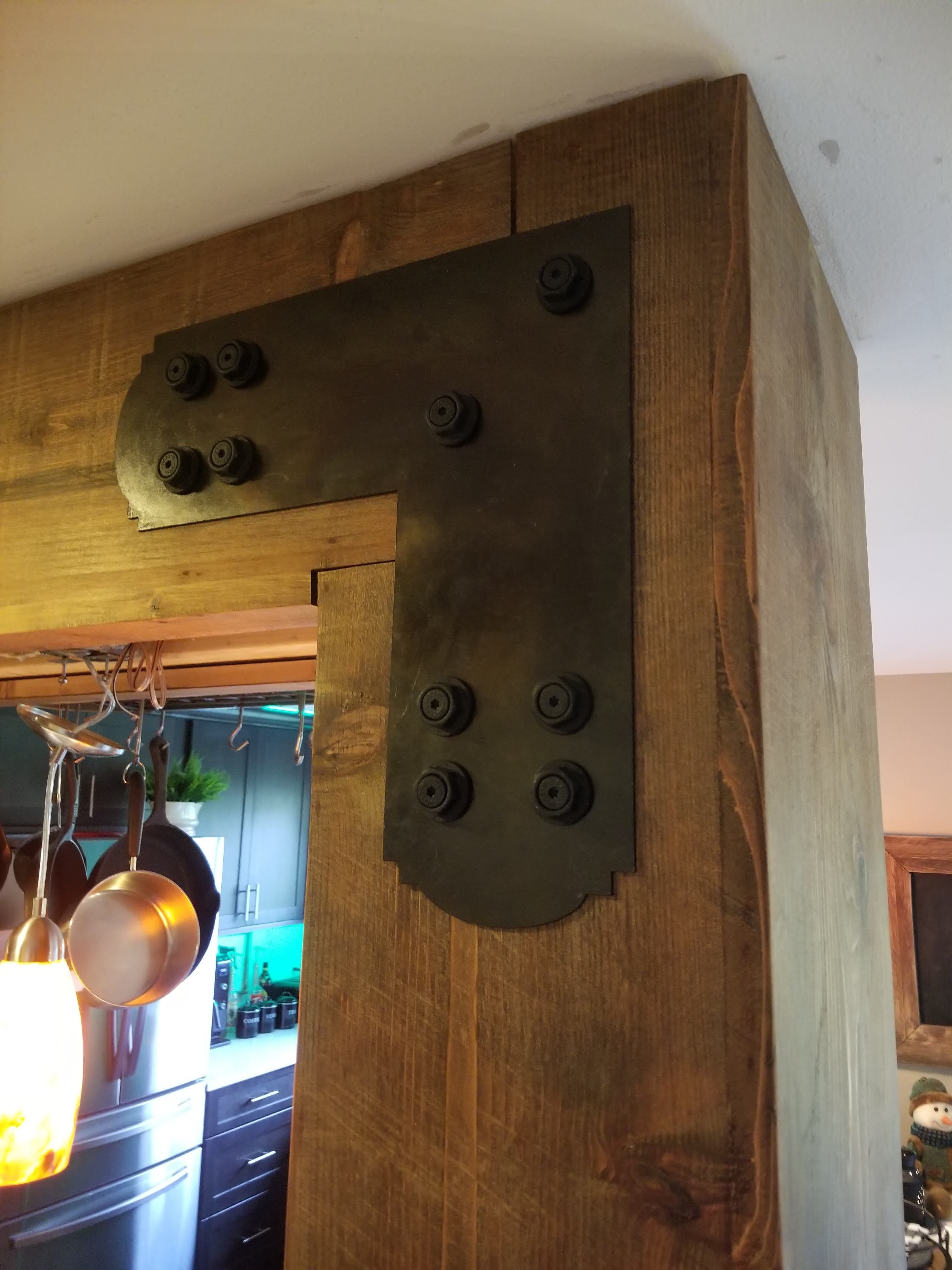 Decorative Design L Bracket for 6x6 Post, 6x6 L Support Bracket, 6x6 Steel Bracket, 6 inch Post Bracket, 6x6 L Bracket, Truss Plate