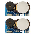2X Cricket Noise Maker for Pranks, April Fool's Day Annoying Sound Gadget, Blue Buzz PCB Sound Device.