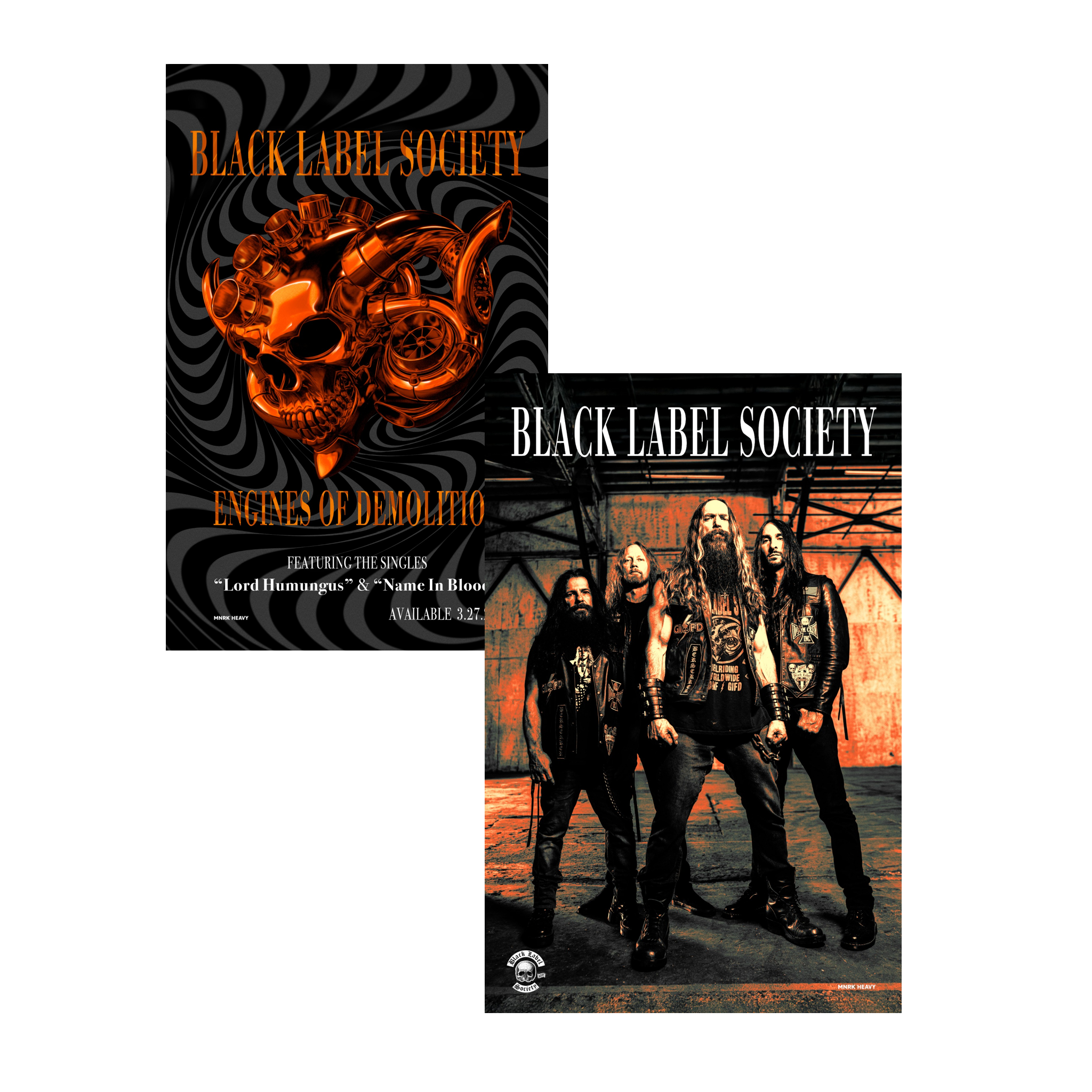 Black Label Society – Engines of Demolition Custard Zoetrope Vinyl
