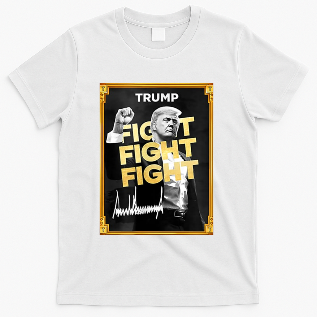 Fight Donald Trump Meme Coin Crypto President T-Shirt