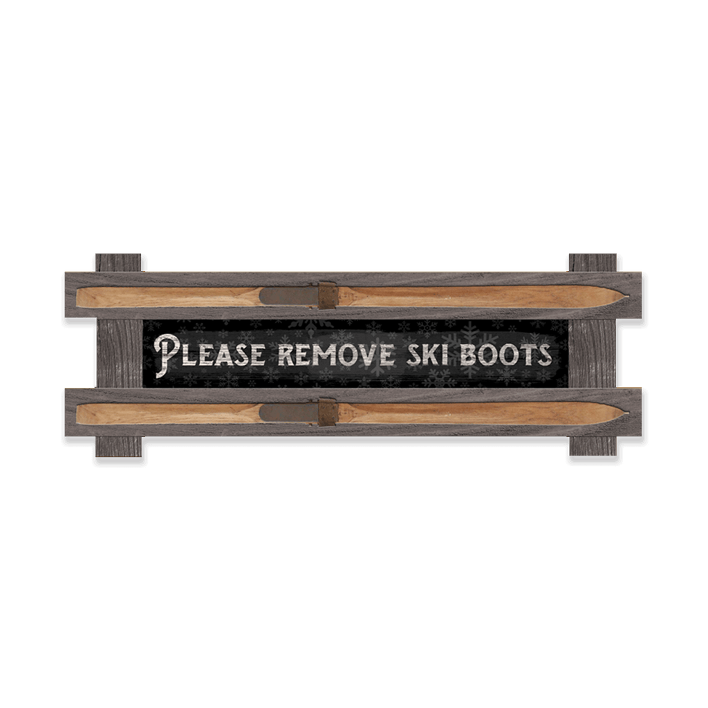 Remove Ski Boots: Generic - Framed Wall Decor