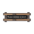Remove Ski Boots: Generic - Framed Wall Decor
