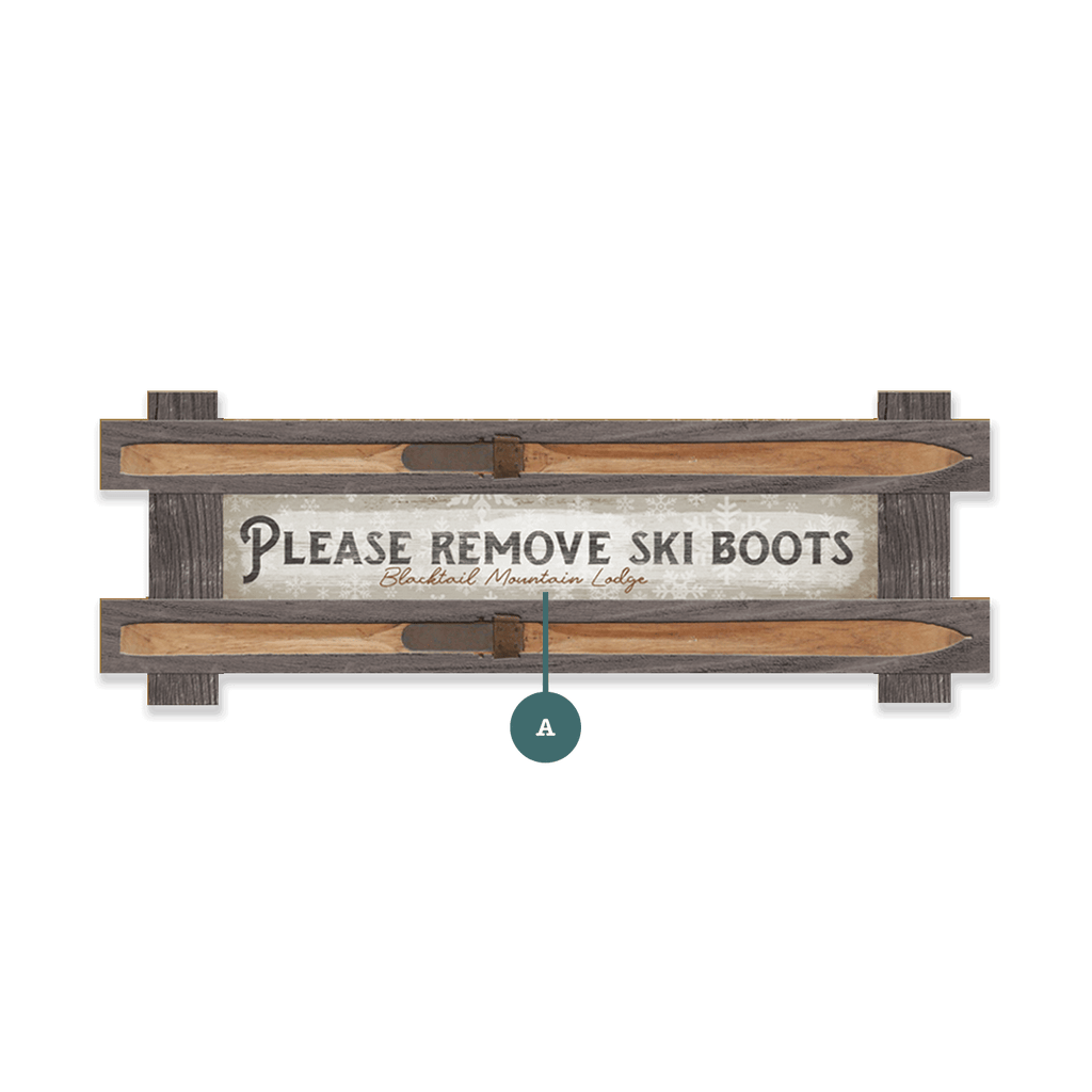 Remove Ski Boots: Personalized - Framed Wall Decor