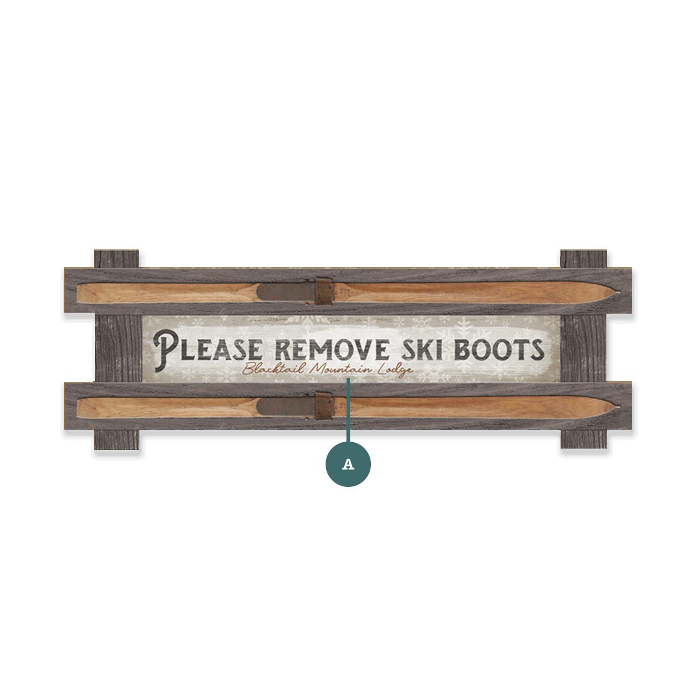 Remove Ski Boots: Personalized - Framed Wall Decor