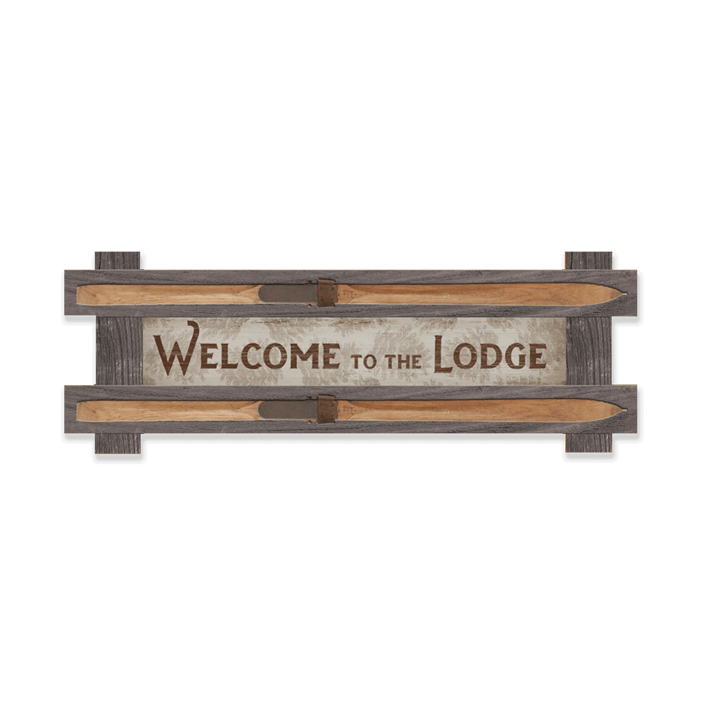 Welcome to the Lodge: Generic - Framed Wall Decor