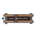 Welcome to the Lodge: Personalized - Framed Wall Decor