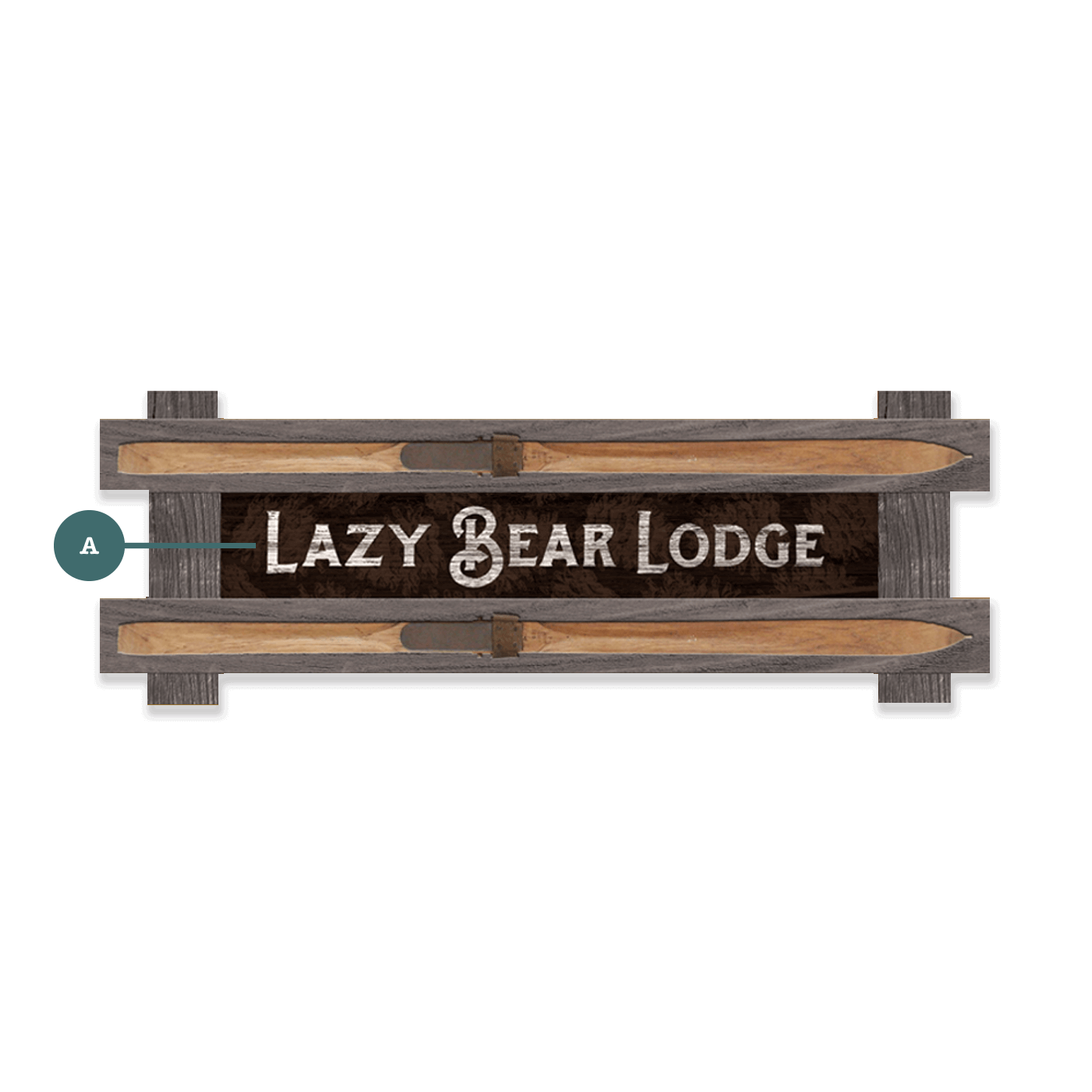 Welcome to the Lodge: Personalized - Framed Wall Decor