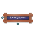Lake House Sign - Framed Wall Decor