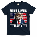 Funny Trump Cat 9 Lives Baby Nine Lives Cat T-Shirt