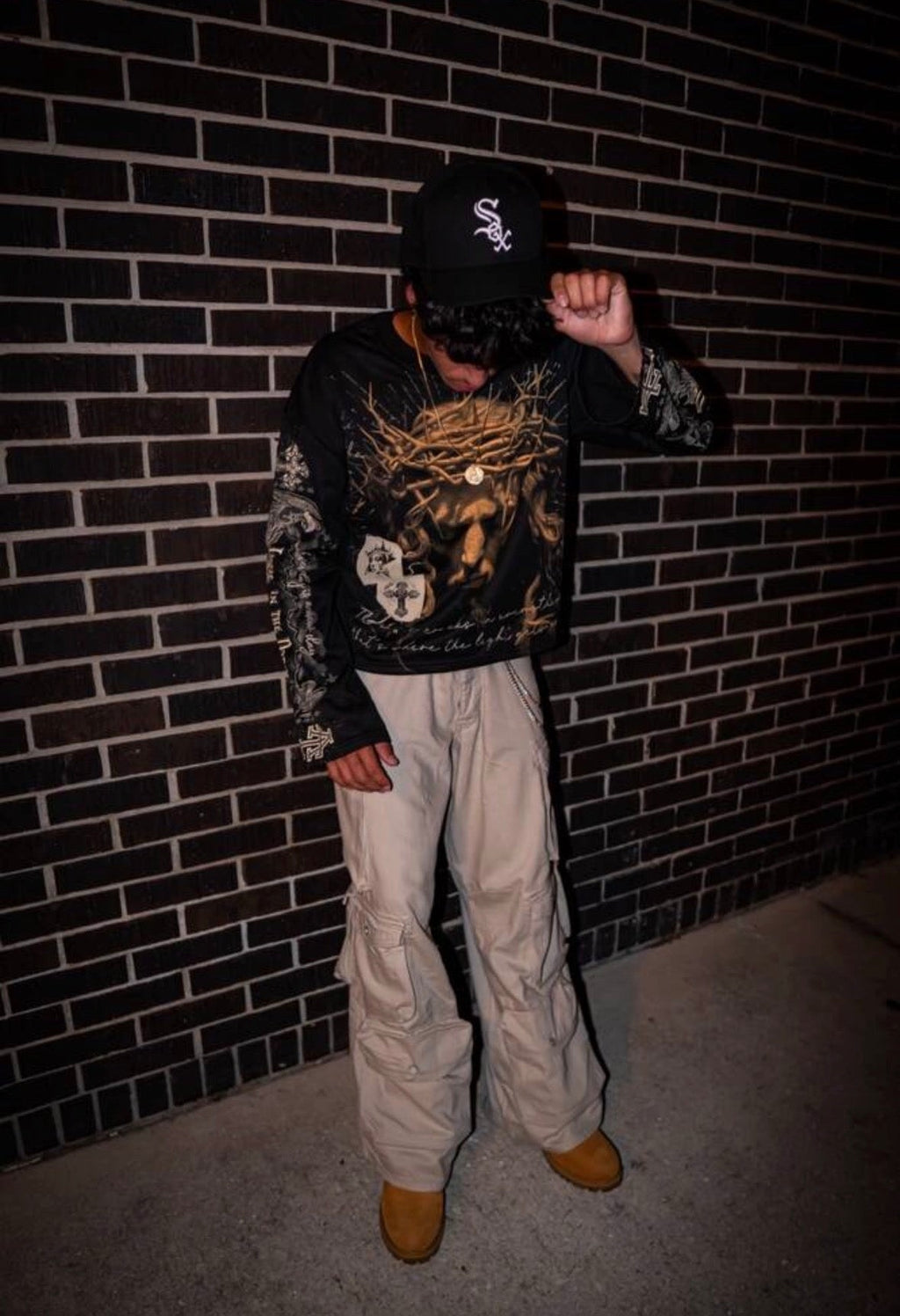 "Ascension" black long-sleeve