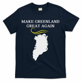 Greenland Map With Trump Hair Make Greenland Great Again T-Shirt