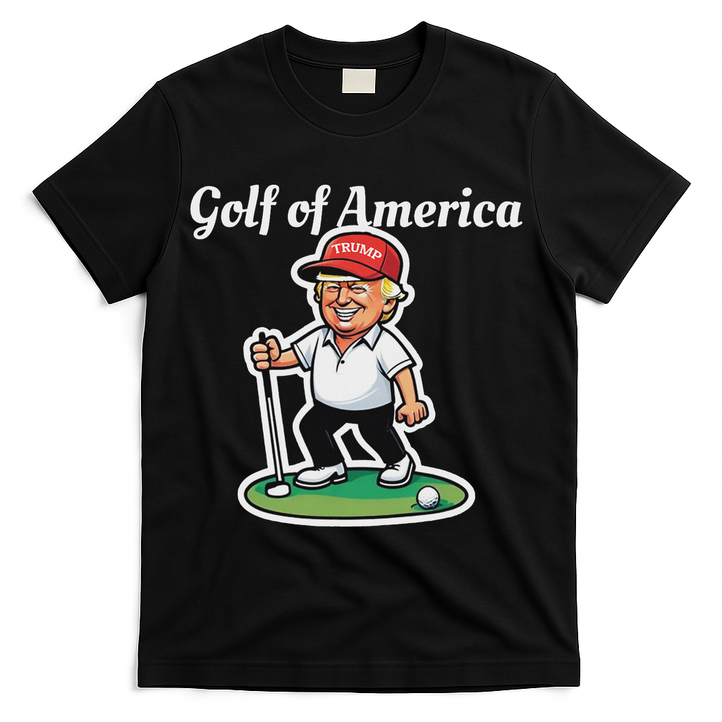 Golf Of America Funny Trump Humor Golfing T-Shirt