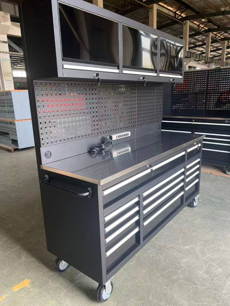 Overhead Pro Special Edition HD 72x79x24 inch Rolling Tool Chest and Workbench