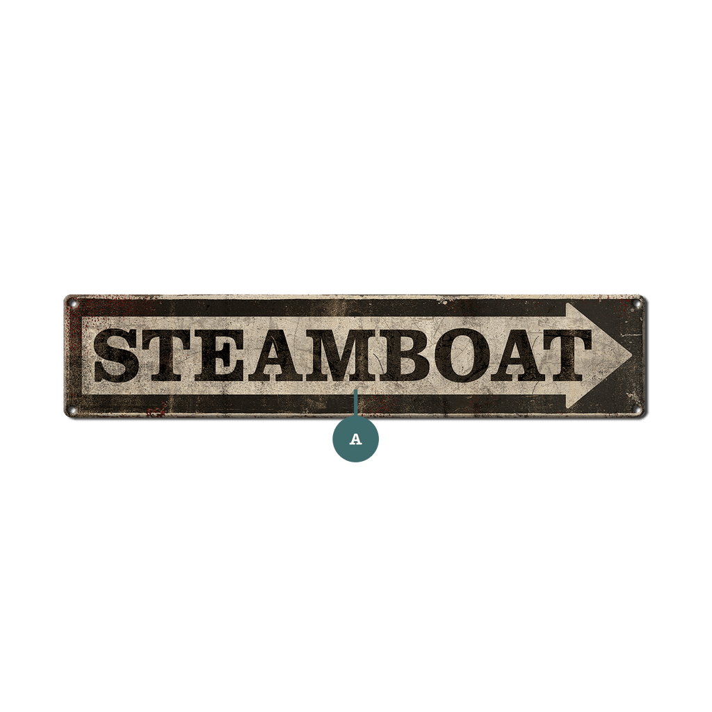 Directional Street Sign - Wall Decor