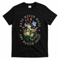 Hate Never Made Any Nation Great Anti Trump Vintage Flowers T-Shirt