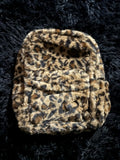 Leopard print backpack