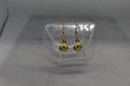Golden Pumpkin Drop Earrings Jewelry Spooky Halloween Witchy