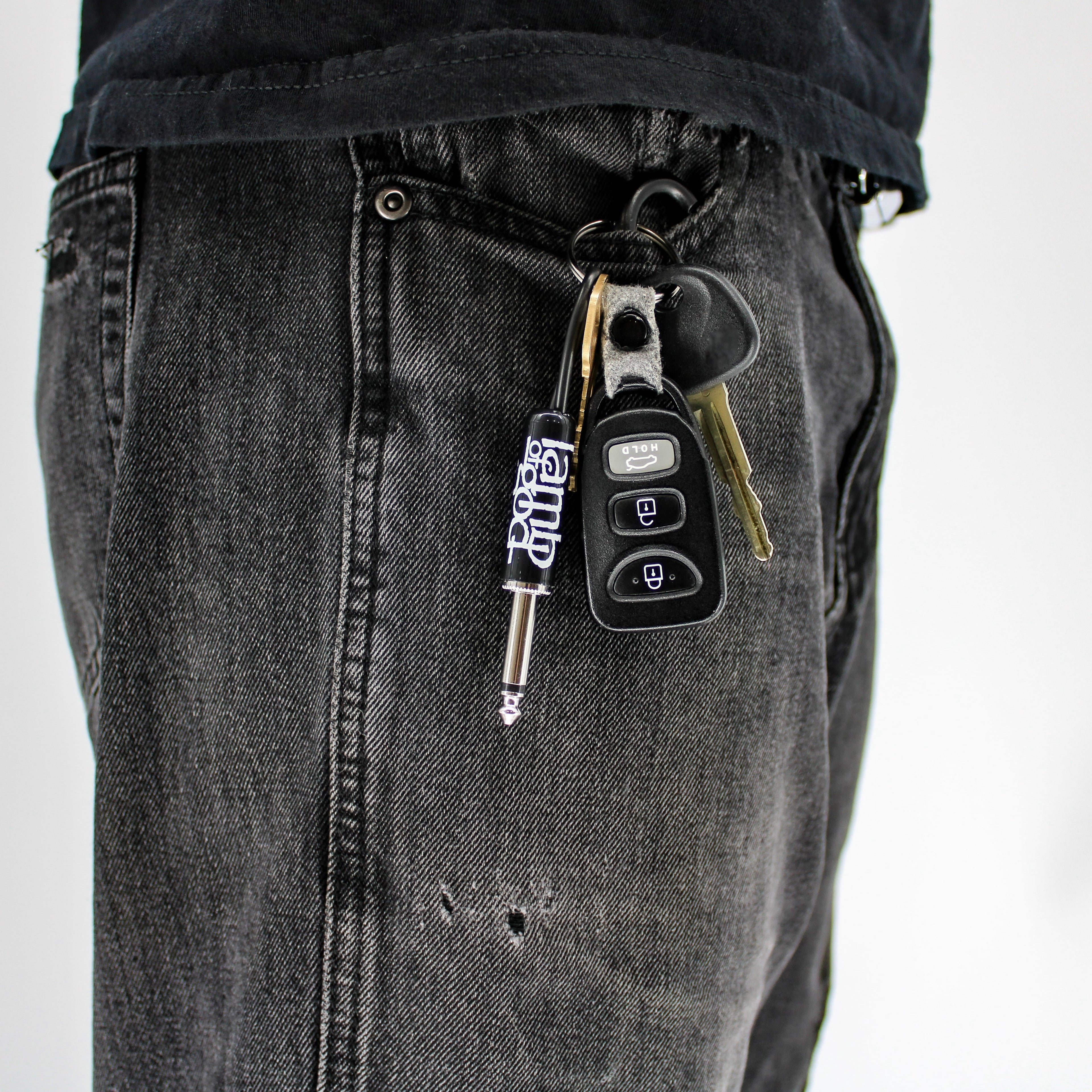 Lamb of God Logo Guitar Plug Keychain