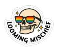 Too Glam Vinyl Sticker