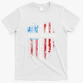 Jesus Is My Savior Trump Is My President American Flag T-Shirt