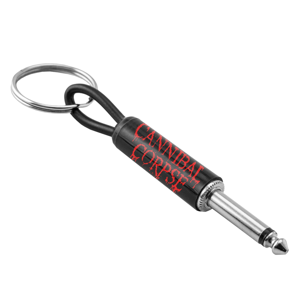 Cannibal Corpse Logo Guitar Plug Keychain