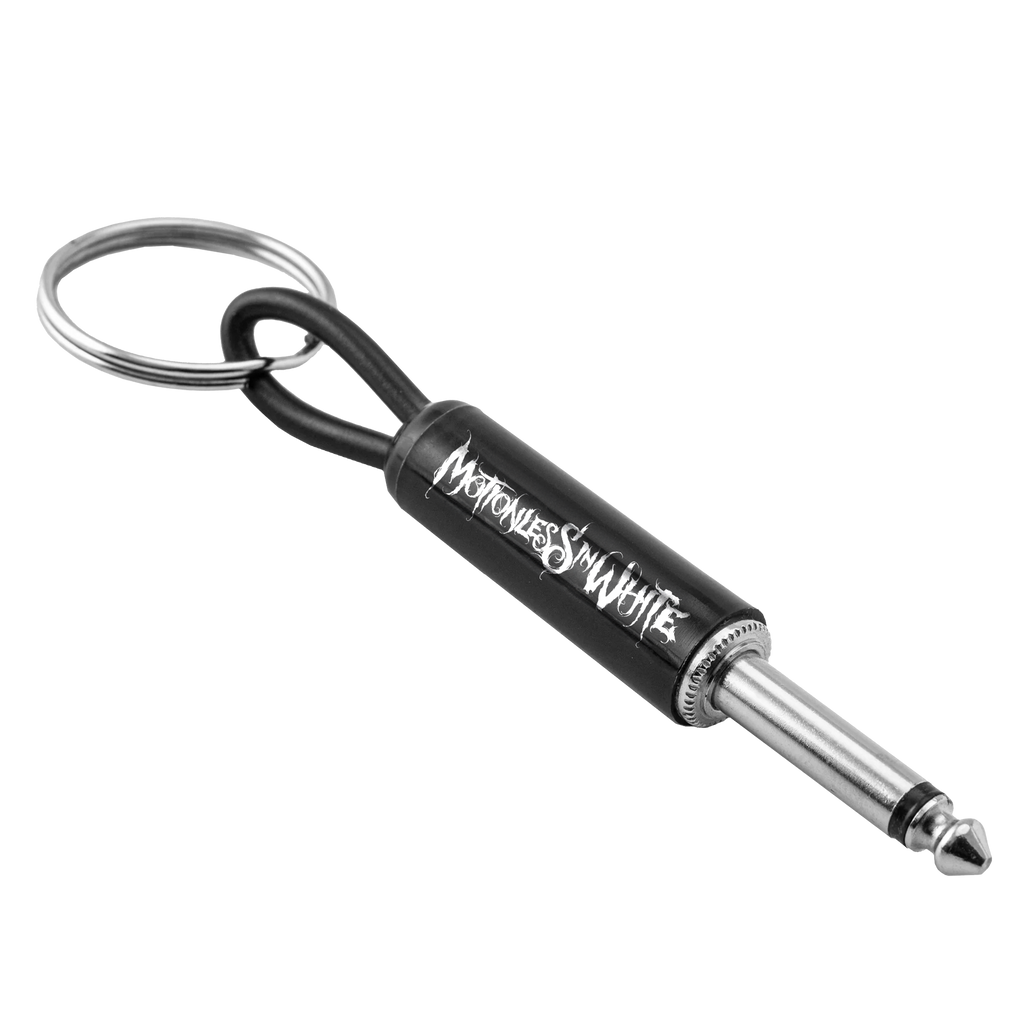 Motionless in White Logo Guitar Plug Keychain