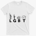LGBT Lady Liberty Guns Beer Trump Donald Trump T-Shirt