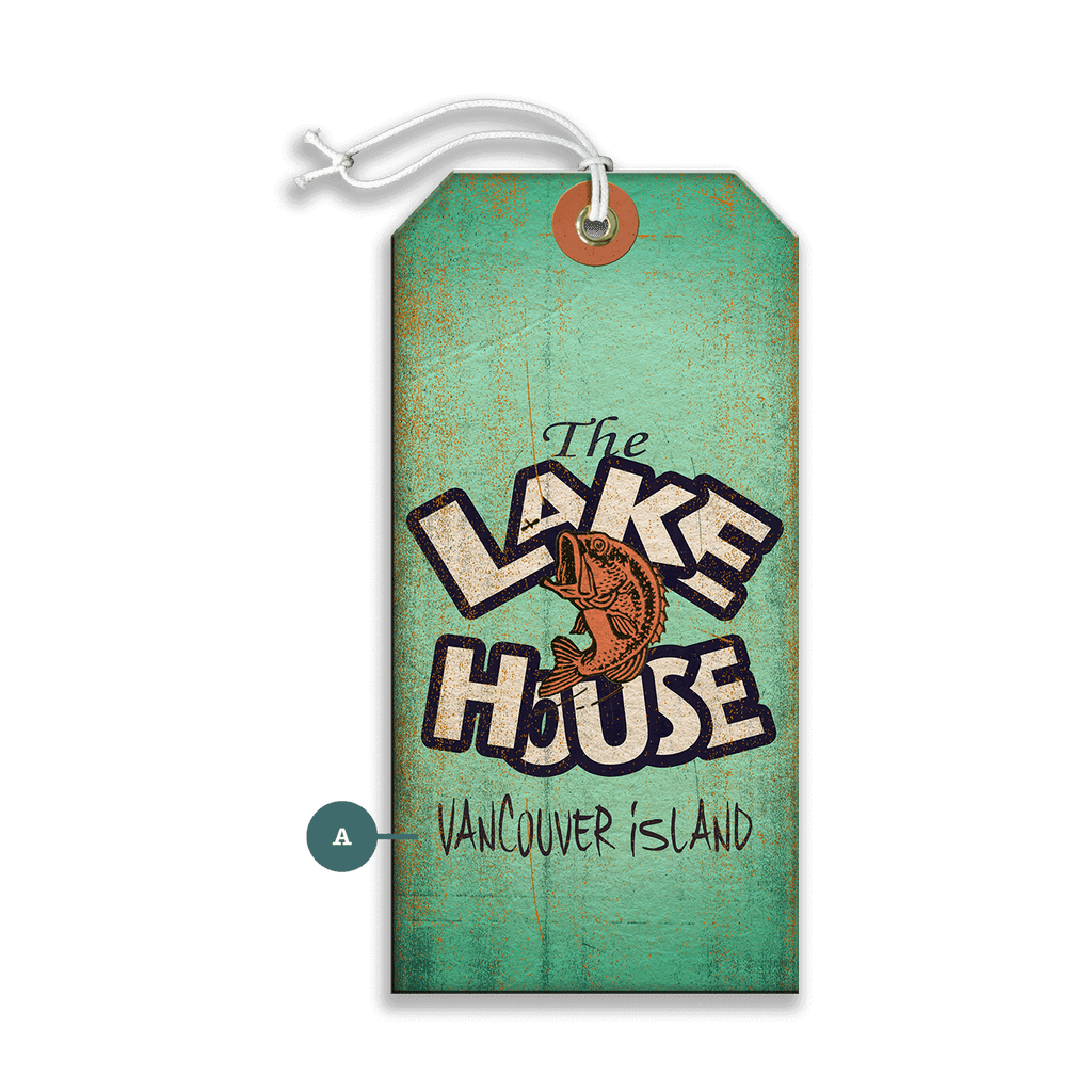 The Lake House - Luggage Tag