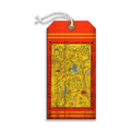 Yellowstone and Jackson Hole Map - Luggage Tag