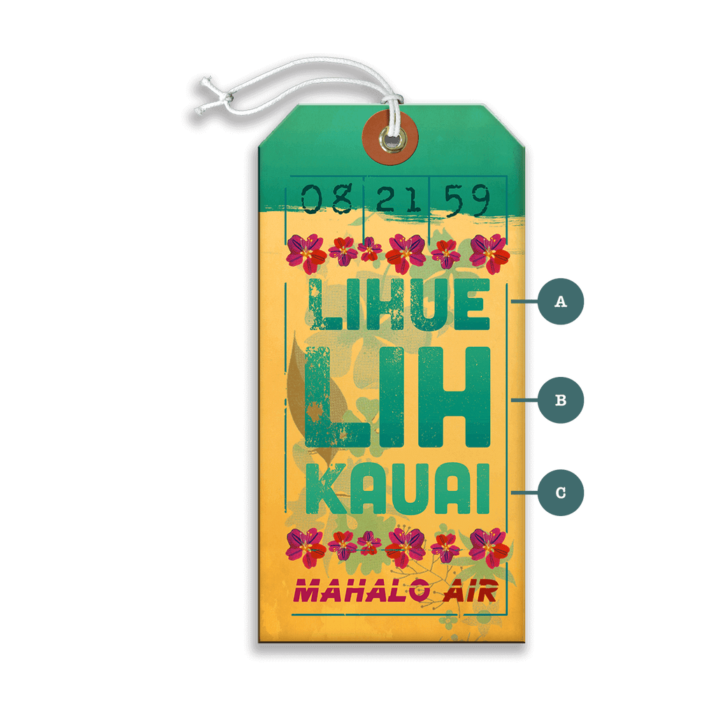 Mahalo Air - Luggage Tag