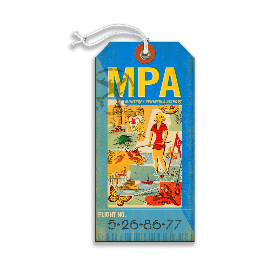 Monterey Peninsula Airport - Luggage Tag