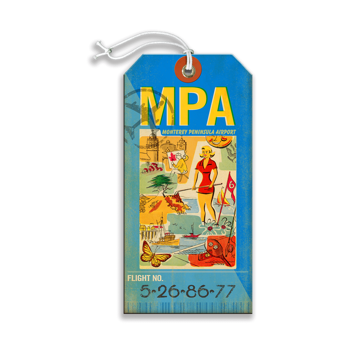 Monterey Peninsula Airport - Luggage Tag
