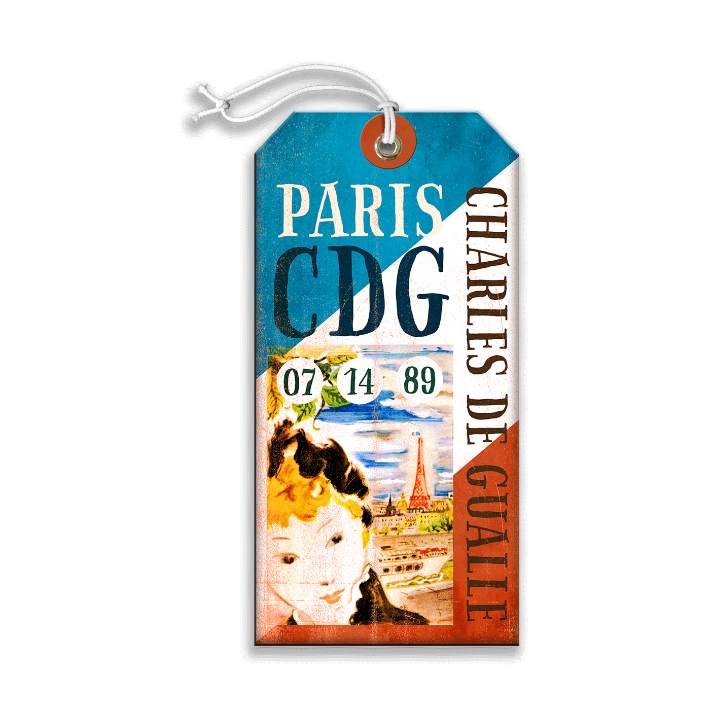 Charles de Gualle Airport - Luggage Tag